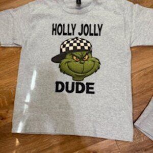 grinch shirts and sweatshirts and earrings